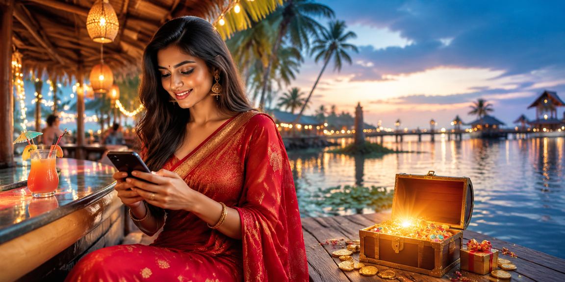 রংপুরে শাড়িতে মোবাইল ক্যাসিনো ব্যবহারকারী